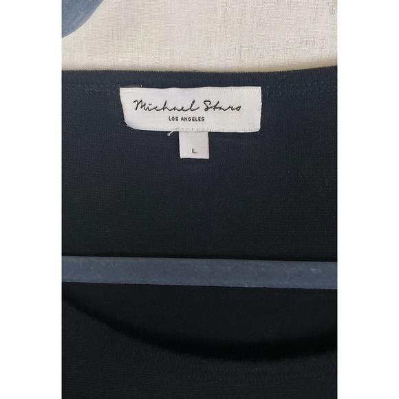 Michael Stars Womens Dolman Sleeve Scoop Neck Top Bundle Black Grey L Casual - Picture 5 of 16